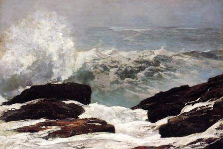 (image for) Handmade oil painting Copy paintings of famous artists Winslow Homers Paintings Maine Coast 1896